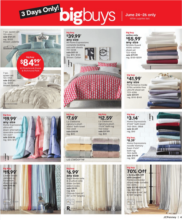 JCPenney 4th of July Home Sale Jun 24 Jul 10, 2022