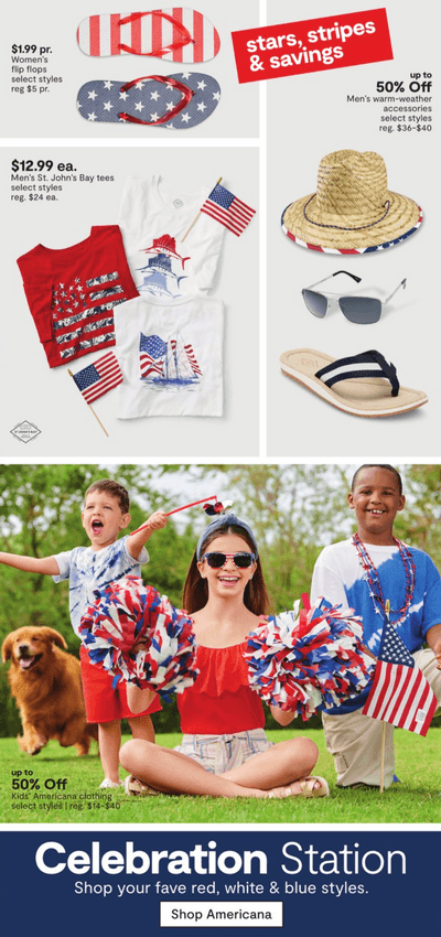 JCPenney 4th of July Sale Jun 30 – Jul 04, 2022