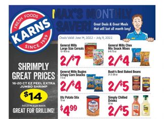 Karns Quality Foods Monthly Ad Jun 14 – Jul 11, 2022