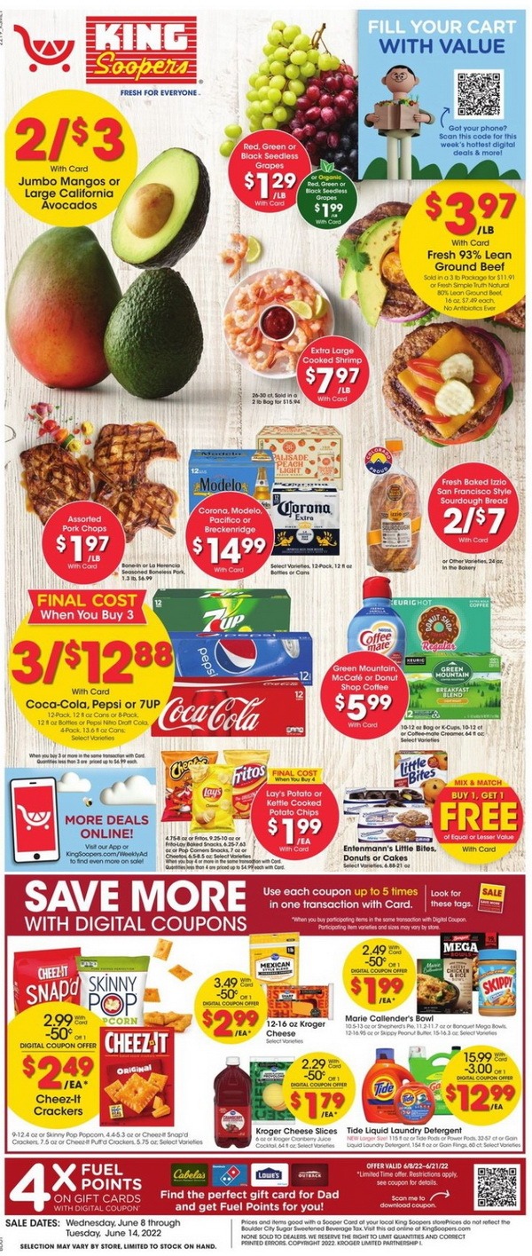 King Soopers Weekly Ad Jun 08 Jun 14, 2022