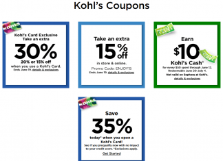 Kohl’s Coupon Sale Until Jun 19, 2022