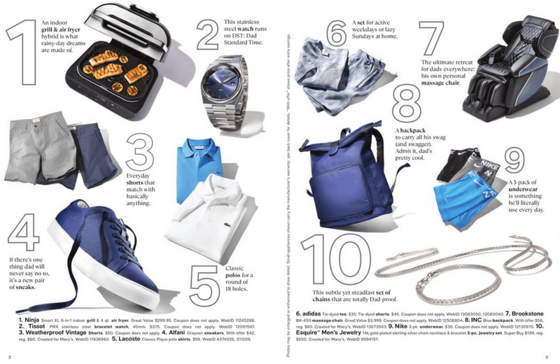 Macy's Father's Day Ad Jun 07 Jun 13, 2022