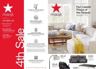 Macy’s 4th of July Sale Jun 26 – Jul 04, 2022