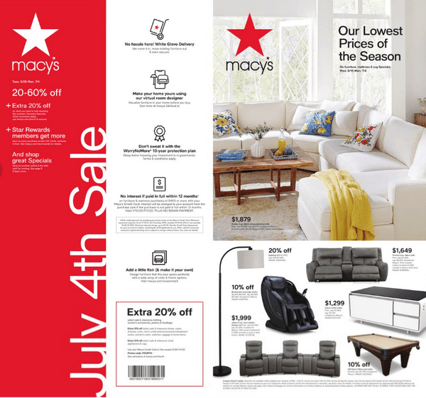 Macy's 4th of July Sale Jun 26 Jul 04, 2022