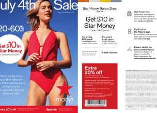 Macy’s 4th of July Sale Jun 28 – Jul 04, 2022