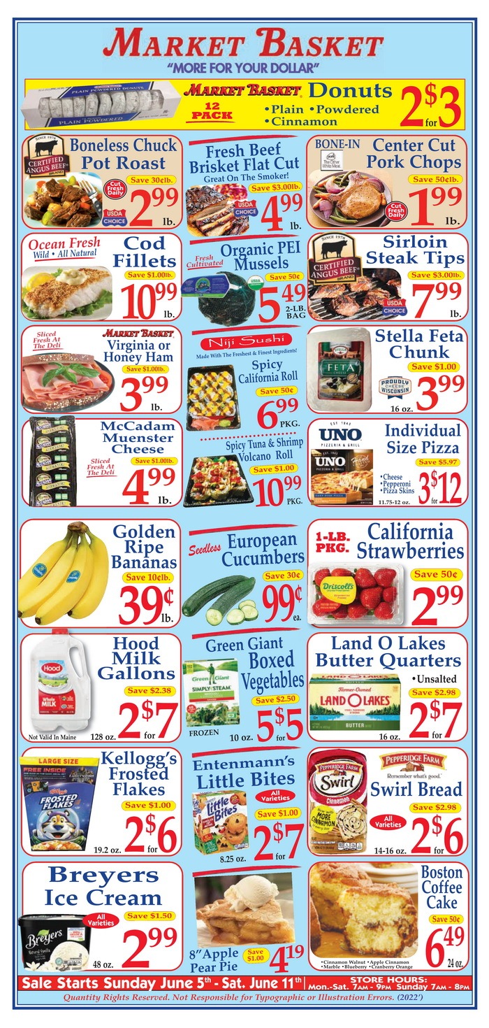 Market Basket Weekly Flyer Jun 05 Jun 11, 2022