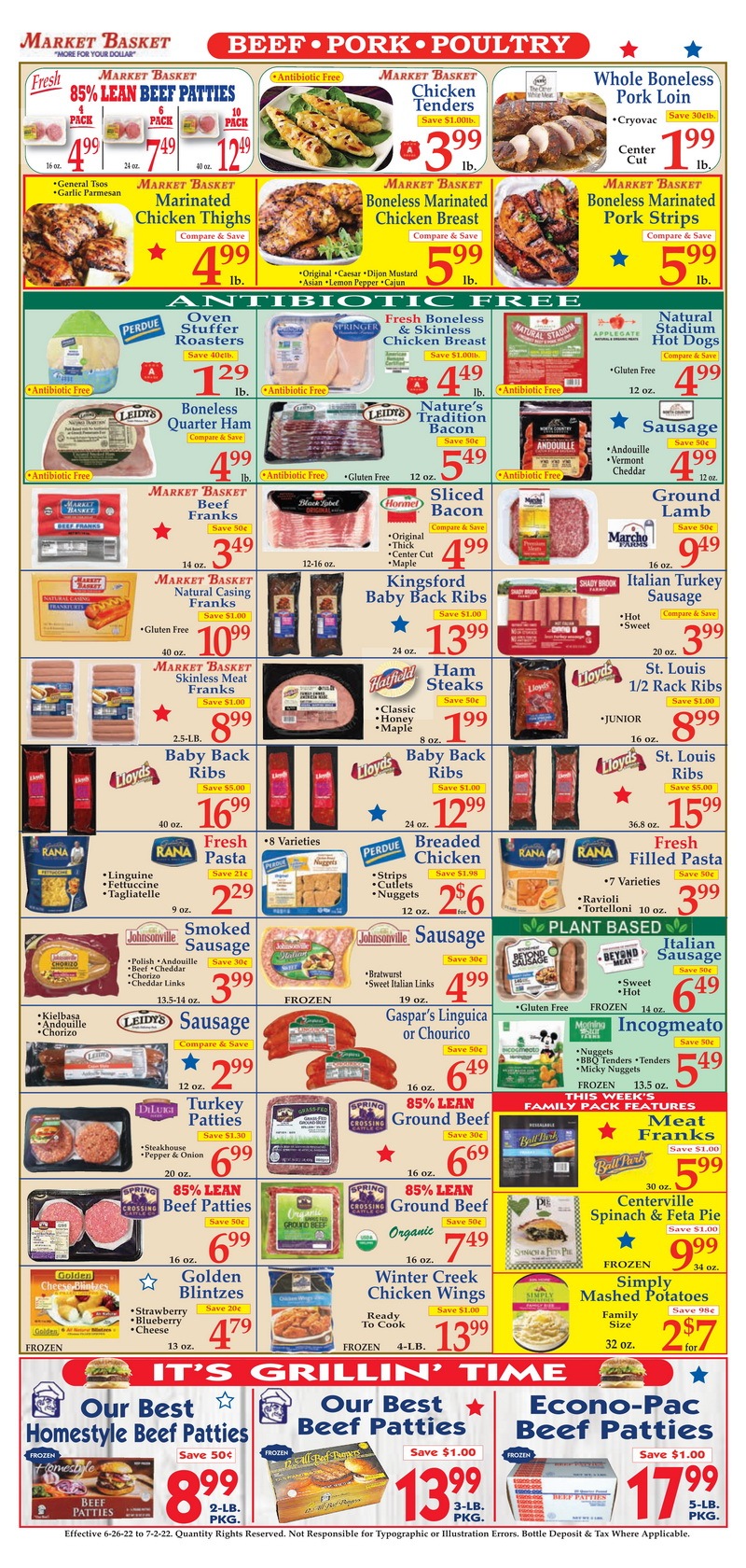 Market Basket Weekly Flyer Jun 26 Jul 02, 2022