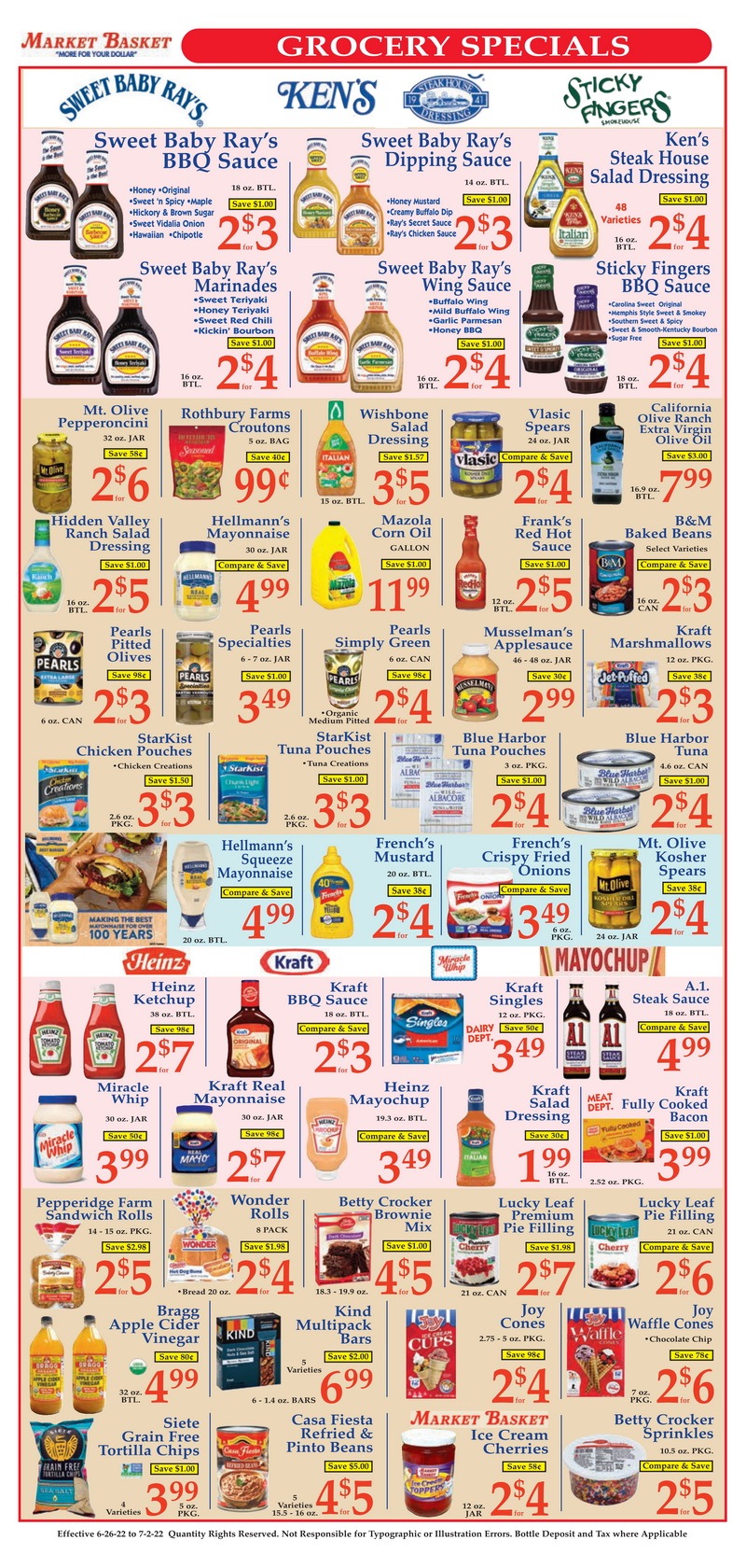 Market Basket Weekly Flyer Jun 26 Jul 02, 2022