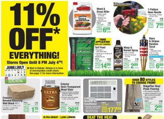 Menards Weekly Ad Jun 30 – Jul 10, 2022