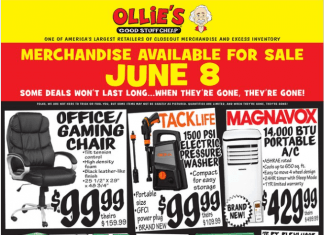 Ollie’s Weekly Ad Jun 08 – Jun 15, 2022