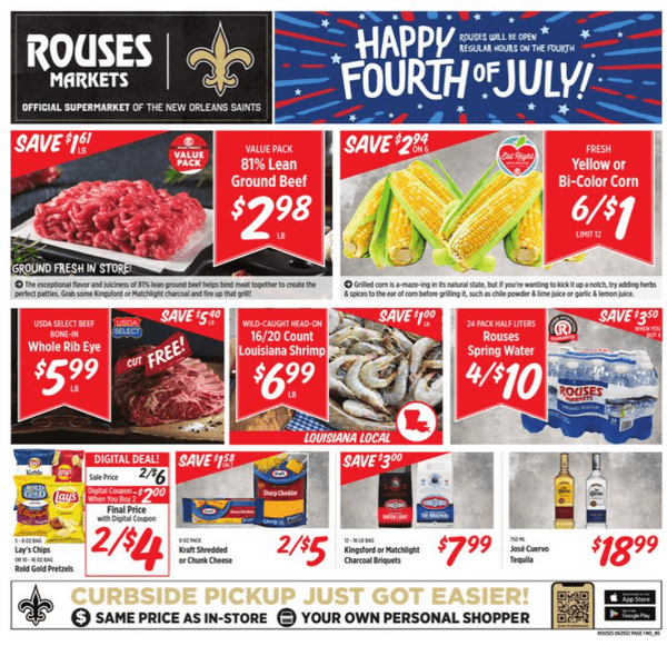 Rouses Weekly Ad Jun 29 Jul 06, 2022
