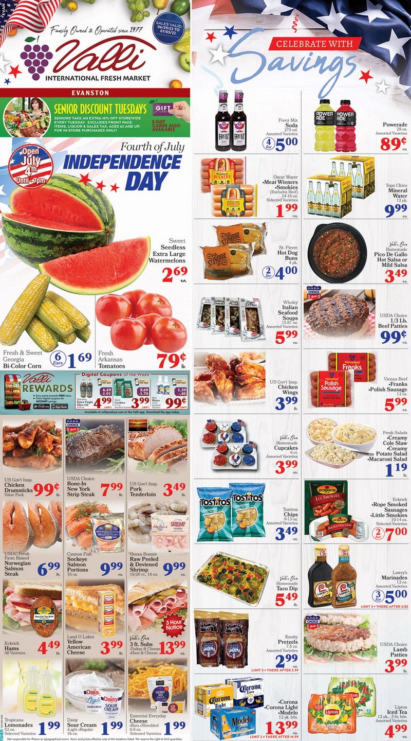 Valli Produce Weekly Ad Jun 29 Jul 05, 2022