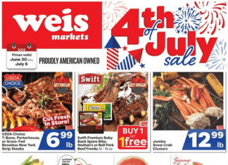 Weis Markets Weekly Sale Jun 30 – Jul 06, 2022