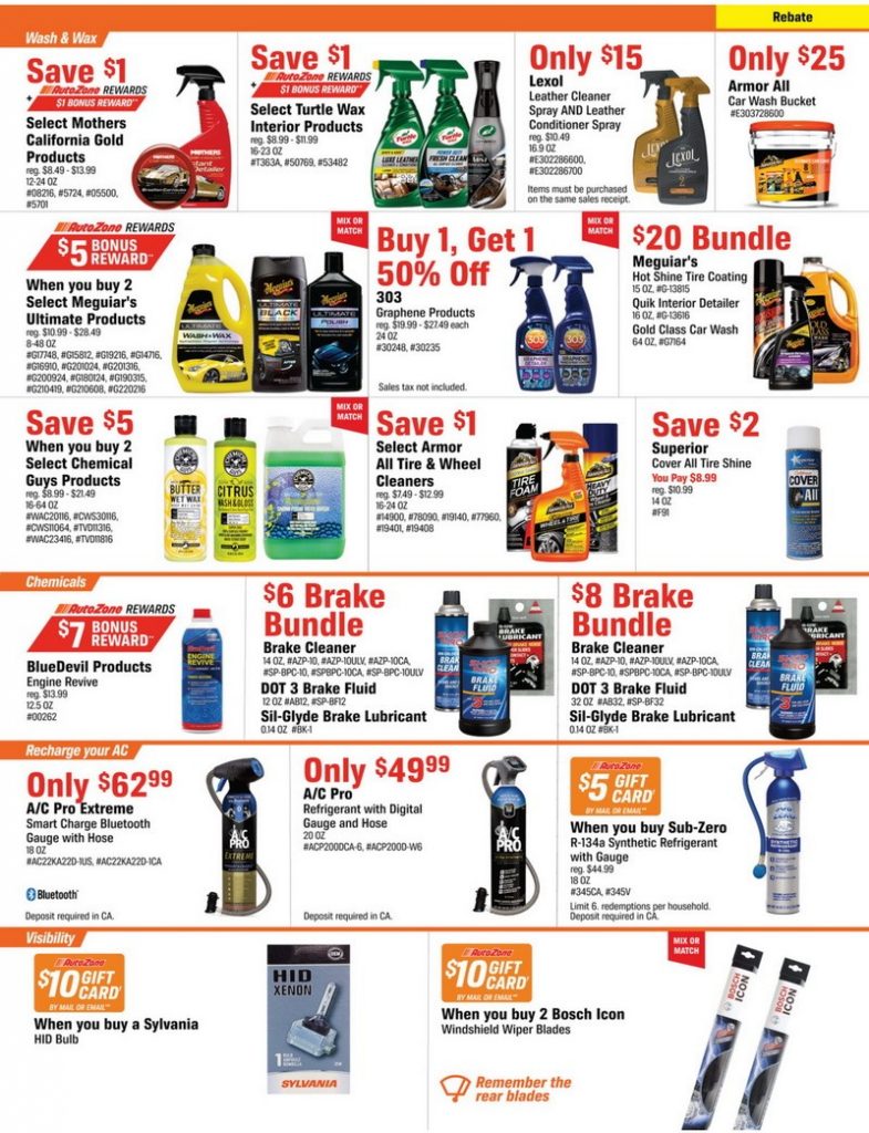 AutoZone Monthly Circular Jul 26 Aug 22, 2022