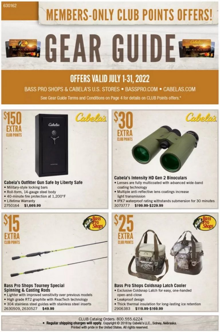 Bass Pro Shops July Gear Guide Jul 01 Jul 31, 2022