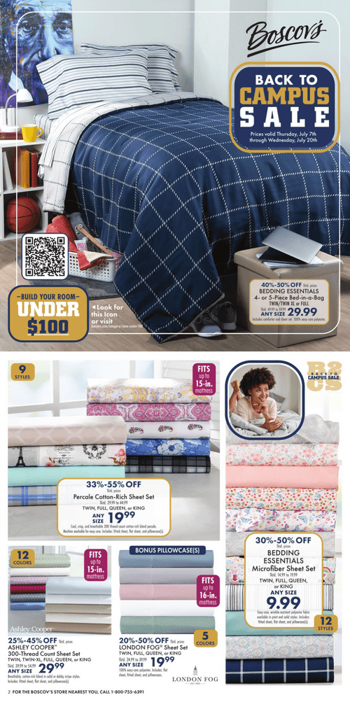 Boscov's Back to Campus Ad Jul 07 Jul 20, 2022