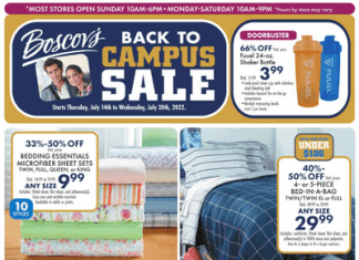 Boscov’s Back to Campus Ad Jul 14 – Jul 20, 2022