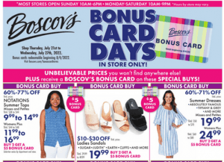 Boscov’s Weekly Ad Jul 21 – Jul 27, 2022