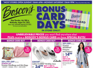 Boscov’s Weekly Ad Jul 28 – Aug 03, 2022