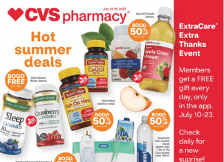 CVS Weekly Ad Jul 10 – Jul 16, 2022