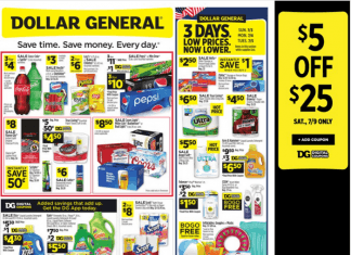 Dollar General Weekly Ad Jul 03 – Jul 09, 2022