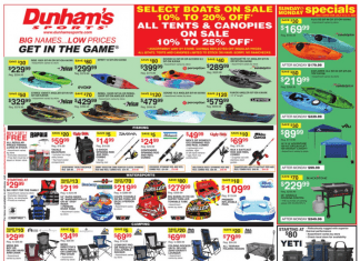 Dunham’s Sports Weekly Ad Jul 09 – Jul 14, 2022