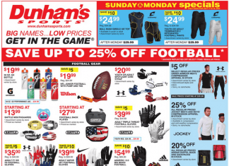 Dunham’s Sports Weekly Ad Jul 16 – Jul 21, 2022