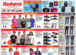 Dunham’s Sports Weekly Ad Jul 30 – Aug 04, 2022