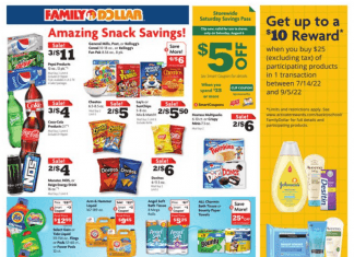 Family Dollar Weekly Ad Jul 31 – Aug 07, 2022