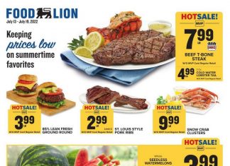 Food Lion Weekly Ad Jul 13 – Jul 19, 2022