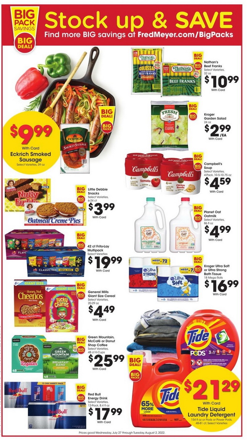 Fred Meyer Weekly Ad Jul 27 Aug 02, 2022