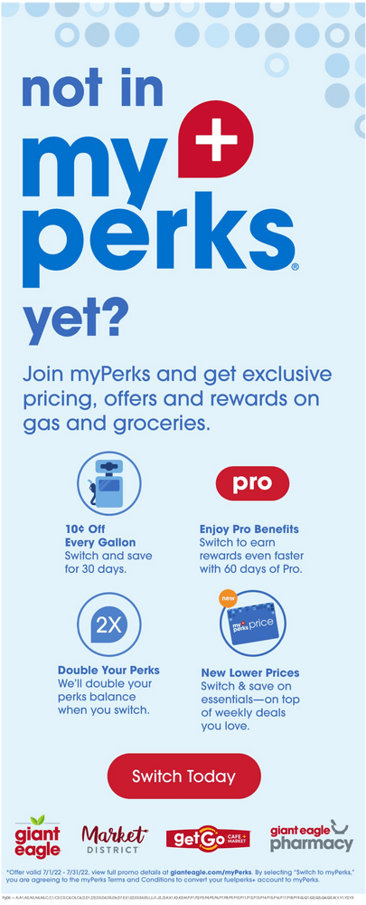 Giant Eagle Weekly Ad Jul 14 – Jul 20, 2022