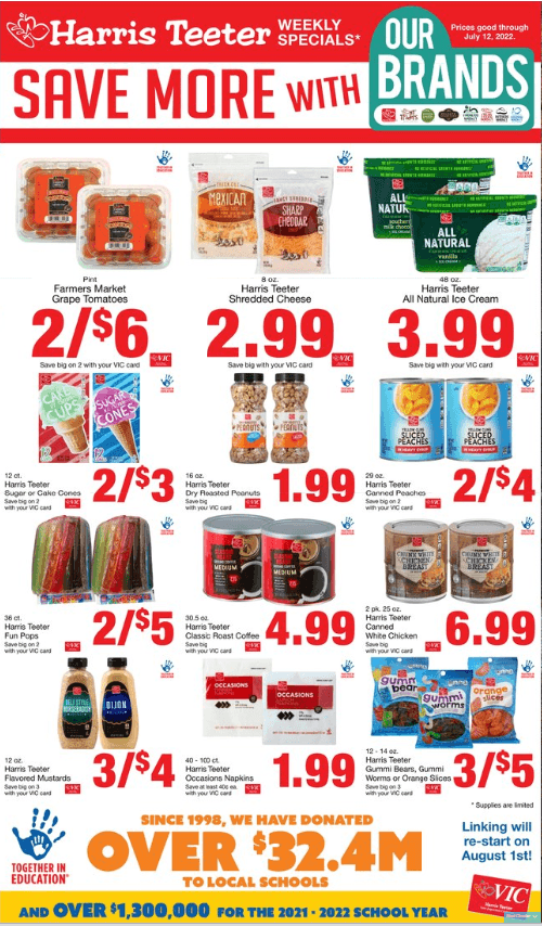 Harris Teeter Weekly Ad Jul 06 Jul 12, 2022