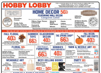 Hobby Lobby Weekly Ad Jul 24 – Jul 30, 2022