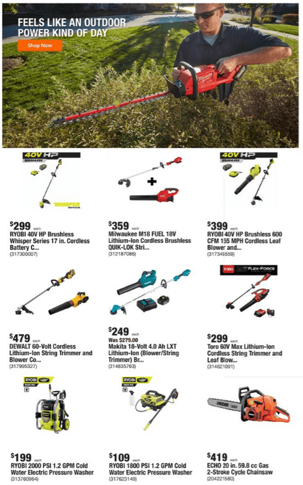 Home Depot Weekly Ad Jul 14 – Jul 21, 2022