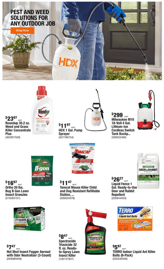 Home Depot Pro Weekly Ad July 18 July 25, 2022