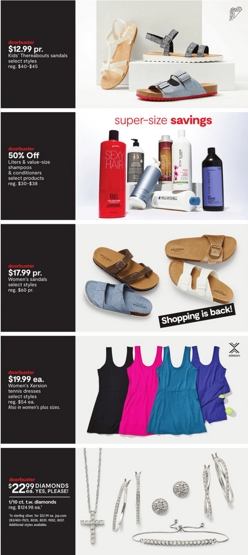 JCPenney Doorbusters Sale Jul 07 Jul 10, 2022