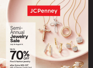 JCPenney Semiannual Jewelry Sale Jul 18 – Aug 14, 2022