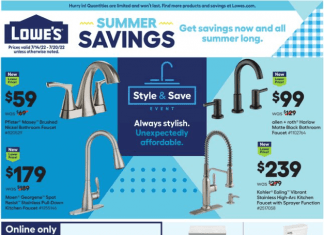 Lowe’s Weekly Ad Jul 14 – Jul 20, 2022