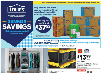 Lowe’s Weekly Ad Jul 21 – Jul 27, 2022