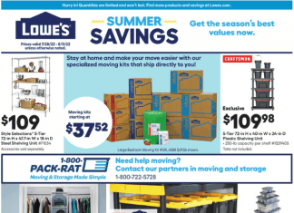 Lowe’s Weekly Ad Jul 28 – Aug 03, 2022