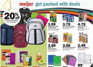 Meijer Back to School Ad Jul 24 – Jul 30, 2022