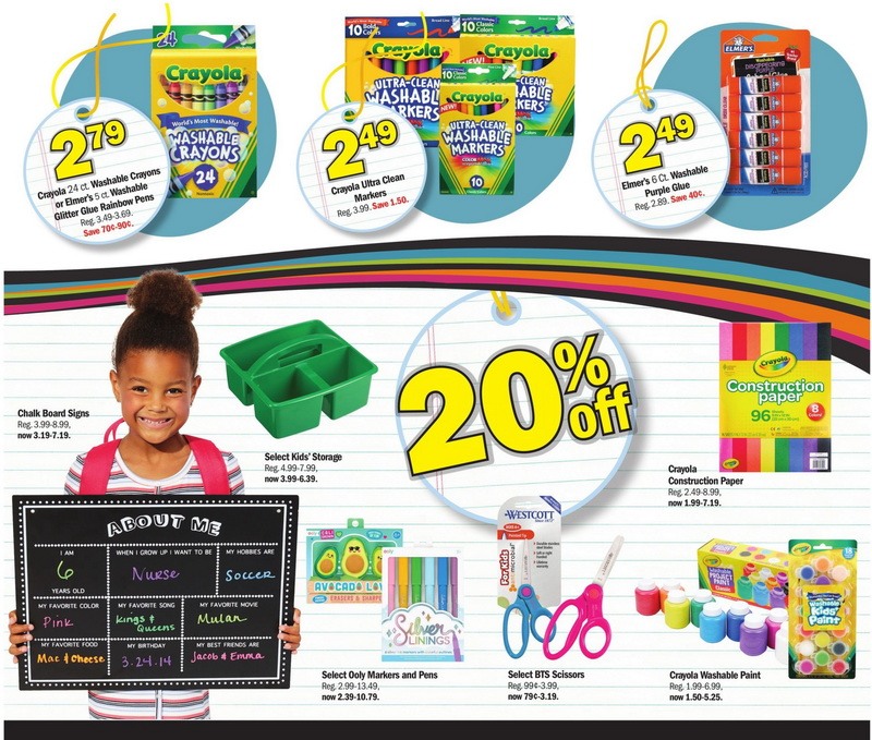 Meijer Back to School Ad Jul 24 Jul 30, 2022