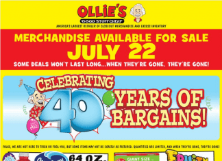 Ollie’s Weekly Ad Jul 22 – Jul 27, 2022