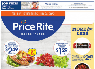 Price Rite Weekly Ad Jul 15 – Jul 28, 2022