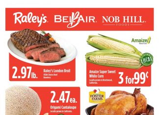 Raley’s Supermarkets Weekly Ad Jul 27 – Aug 02, 2022