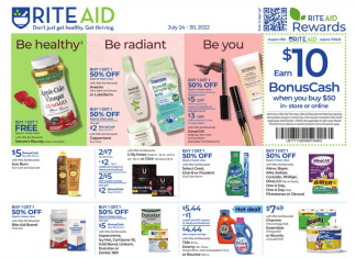 Rite Aid Weekly Ad Jul 24 – Jul 30, 2022