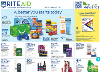 Rite Aid Weekly Ad Jul 31 – Aug 06, 2022