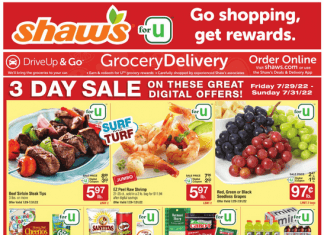 Shaw’s Weekly Ad Jul 29 – Aug 04, 2022