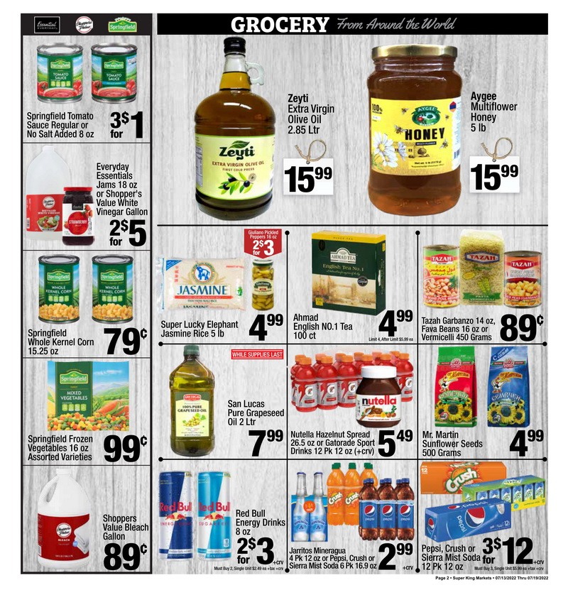 Super King Weekly Ad Jul 13 Jul 19, 2022